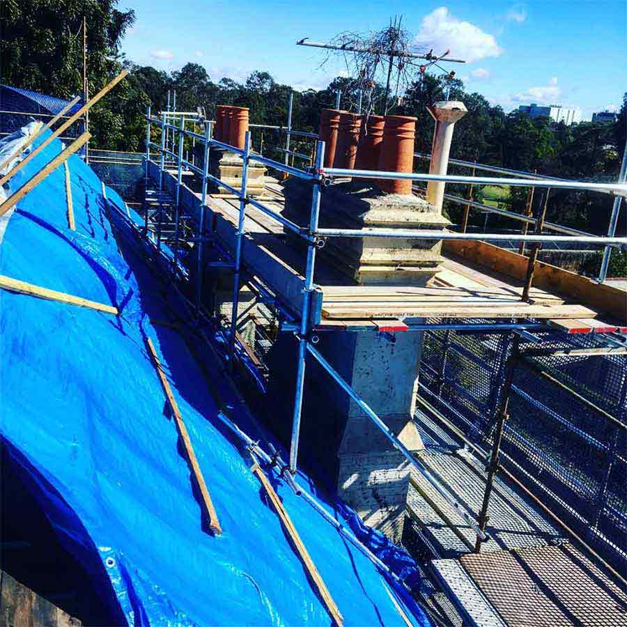 Chimney Scaffolding Hire & Rental | Just Tube Scaffolding